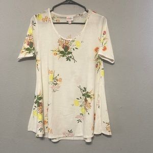 Womens XS floral LulaRoe perfect T